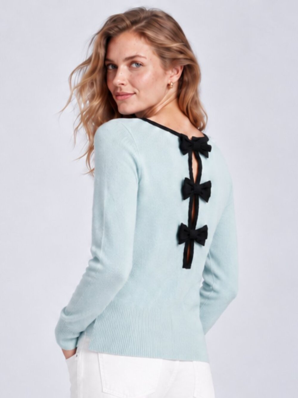 Twik by Simons Bow Detail Sweater